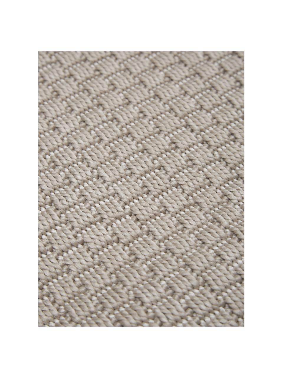 In- & outdoor loper Toronto, 100% polypropyleen, Beige, B 80 x L 200 cm