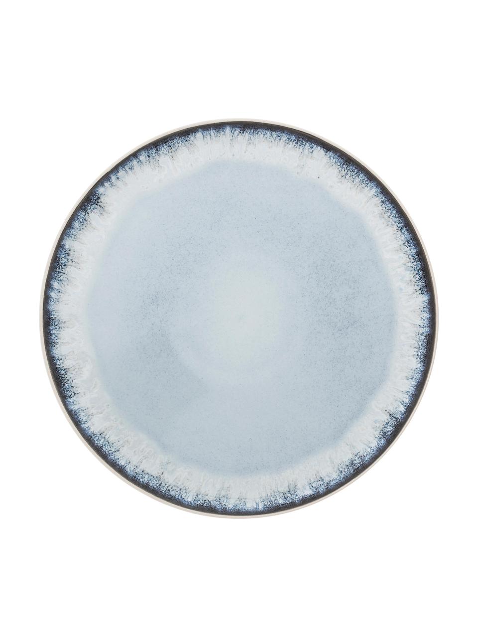 Raňajkový tanier Inspiration, 2 ks, Kamenina, Modrá, svetlobéžová, Ø 21 cm