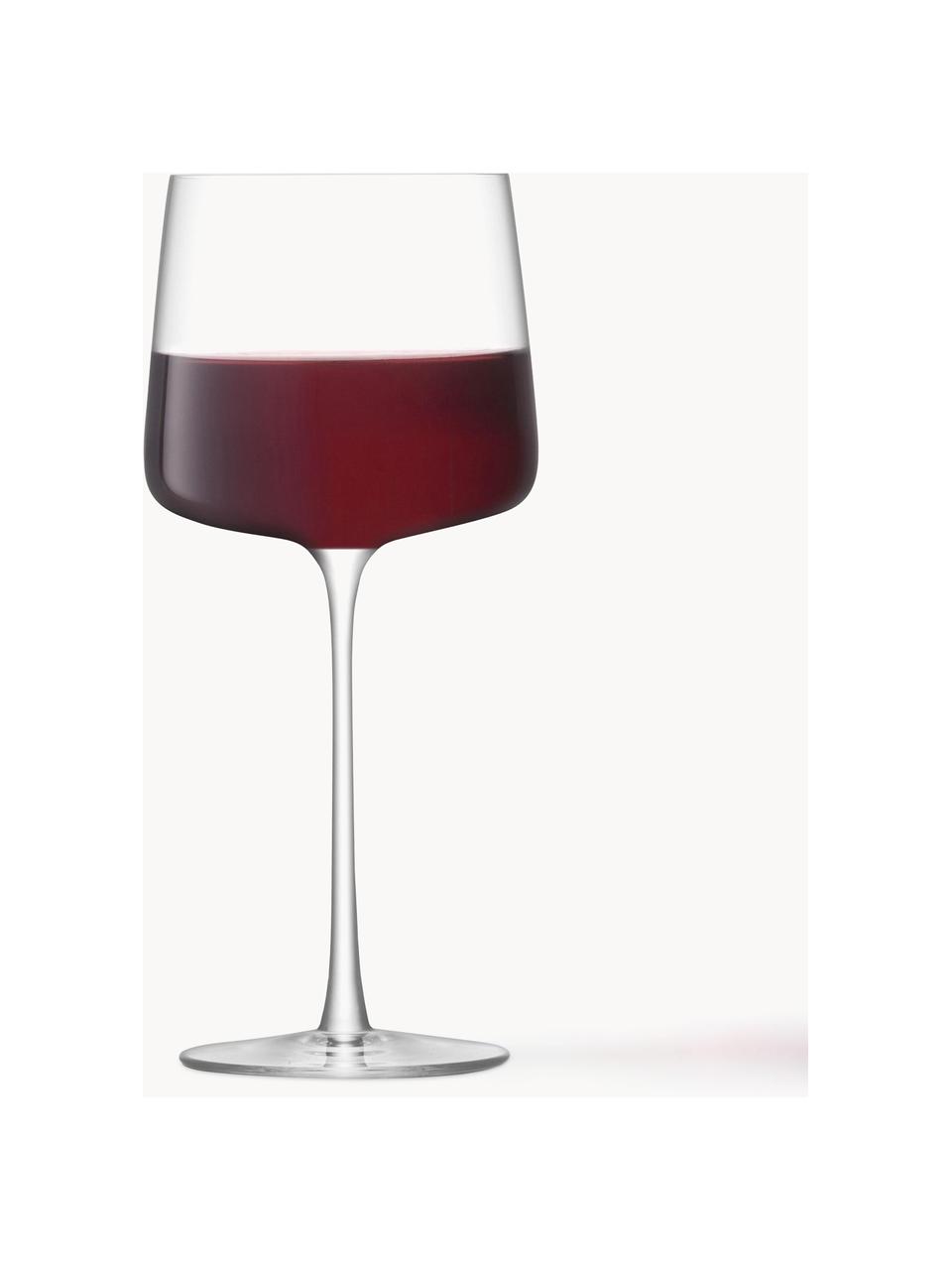 Bicchiere da vino rosso Metropolitan 4 pz, Vetro, Trasparente, Ø 9 x Alt. 20 cm, 400 ml