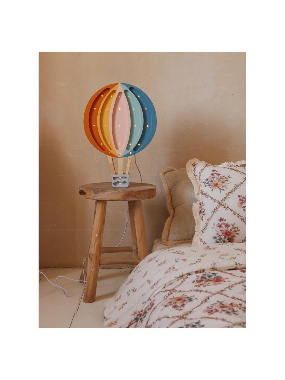 Lampada a LED per cameretta dei bambini fatta a mano con funzione timer e telecomando Hot Air Baloon, luce regolabile, Legno di pino laccato

Questo prodotto è realizzato con legno di provenienza sostenibile e certificato FSC®., Multicolore, Larg. 28 x Alt. 39 cm