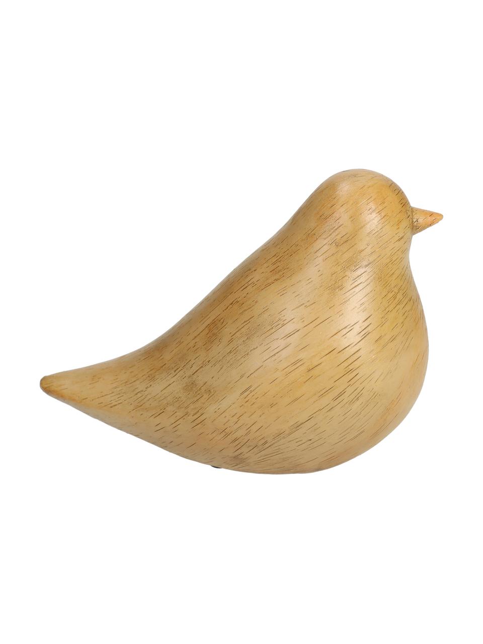 Figura decorativa Vogel, Poliresina, Beige, An 8 x Al 11 cm