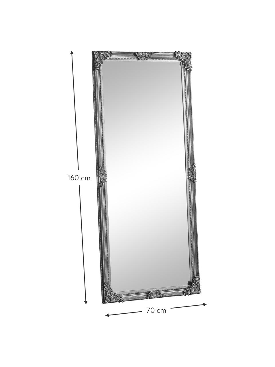 Espejo de pie Fiennes, Espejo: cristal, Plateado, An 70 x Al 160 cm