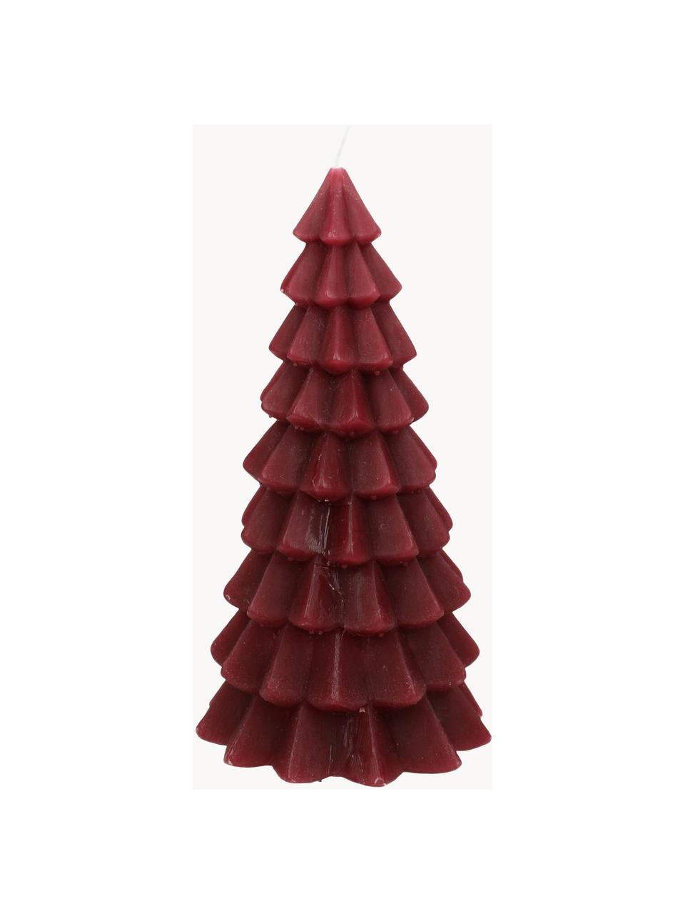 Kaars Christmas Tree, Paraffinewas, Rood, Ø 10 x H 20 cm