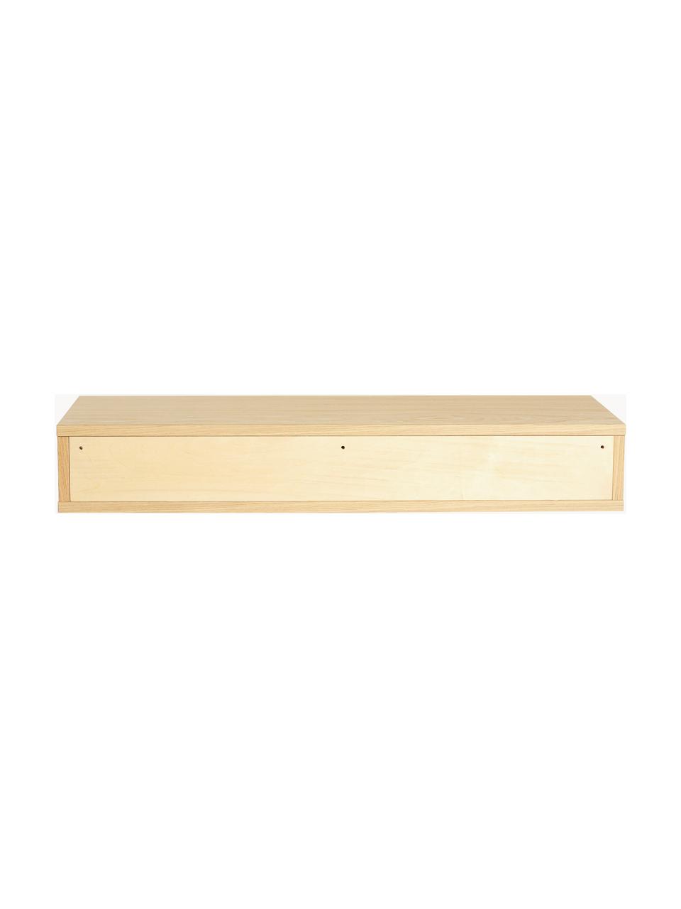 Ścienna szafka nocna Farsta, Fornir z drewna dębowego, Drewno dębowe, S 78 x W 12 cm
