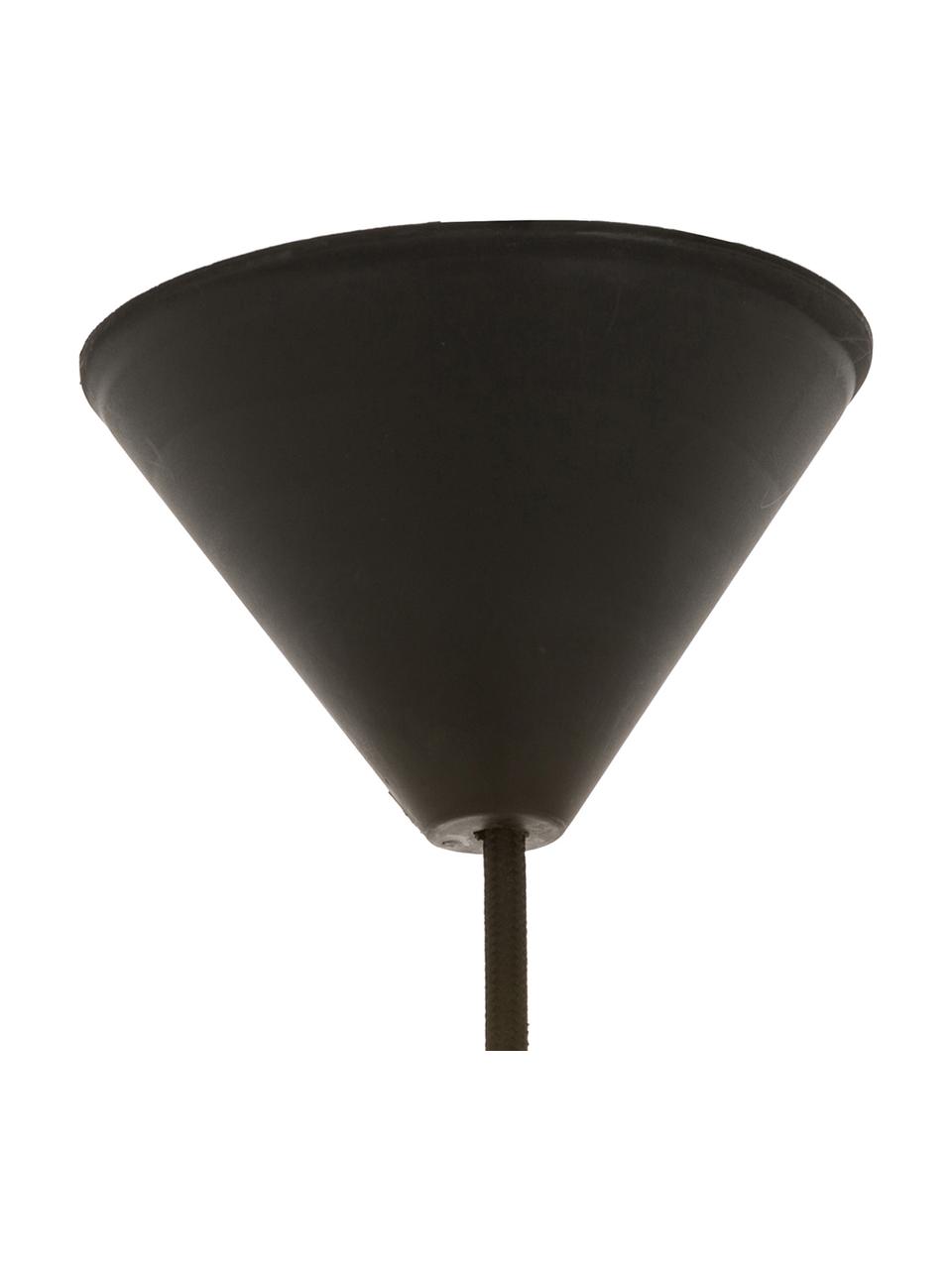 Petite suspension Ray, Noir, bois de chêne, Ø 12 x haut. 10 cm