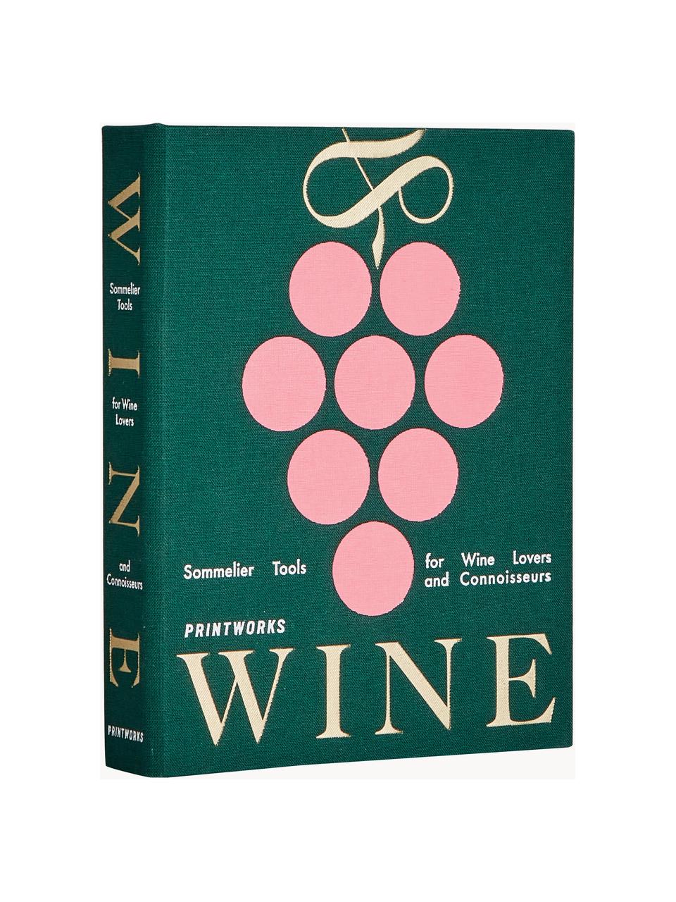 Accessoires pour le vin The Essentials, 4 élém., Vert foncé, vieux rose, Ø 15 x haut. 19 cm