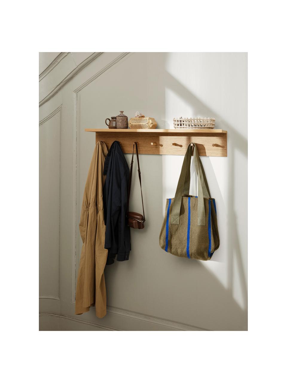 Porte-manteau en bois Place, larg. 105 cm, Chêne, larg. 105 cm