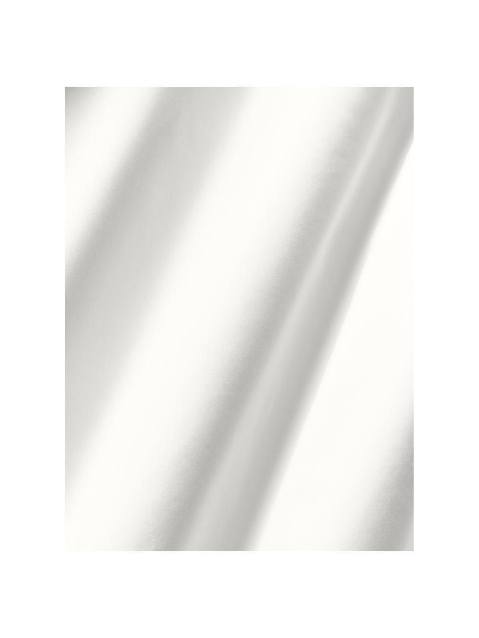 Topper hoeslaken Premium, katoensatijn, Weeftechniek: satijn Draaddichtheid 400, Lichtgrijs, B 90 x L 200 cm, H 15 cm
