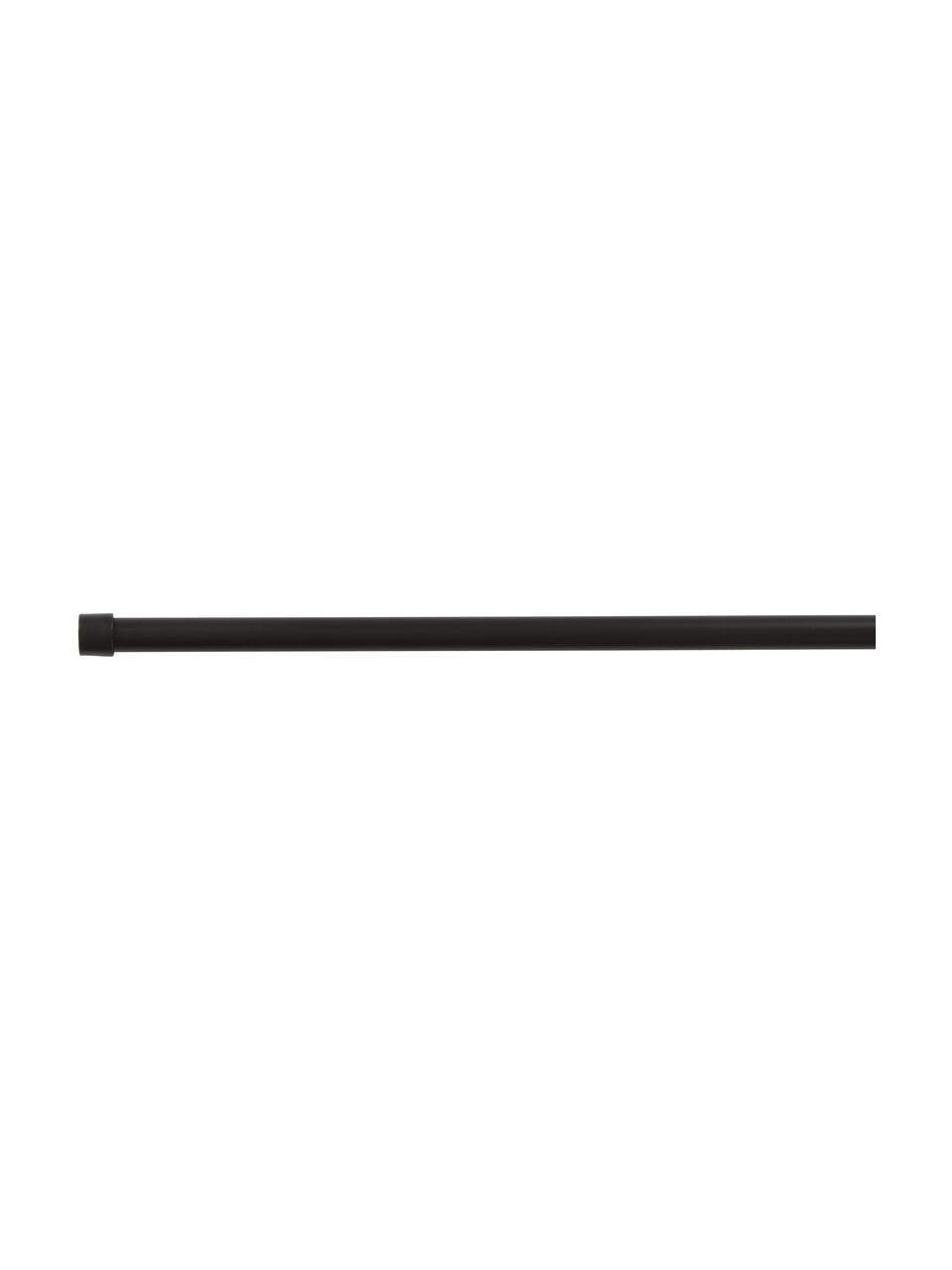 Tringle à rideaux Balista, 67-180 cm, Métal, enduit, Noir, larg. 67-180 x haut. 3 cm