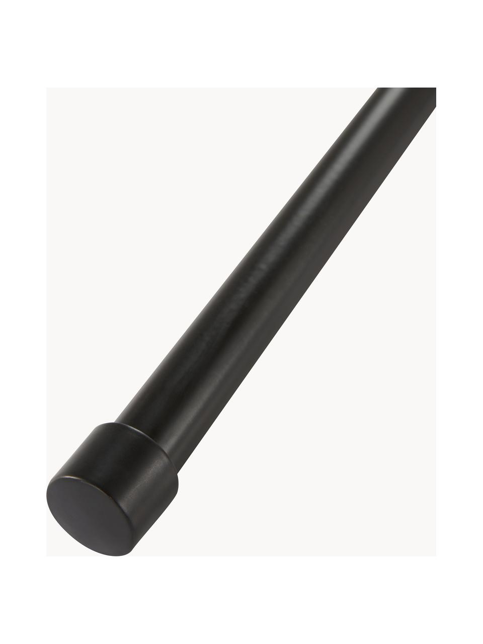 Bastone per tende Basic, larg. 67-180 cm, Metallo rivestito, Nero, Larg. 67-180 x Alt. 3 cm