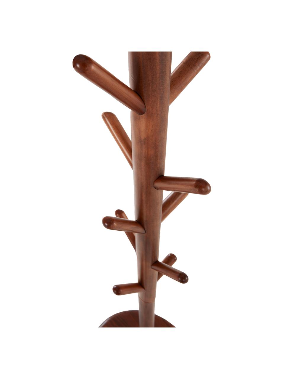 Stojanový šatník z borovicového dreva Eddison, Borovicové drevo, Borovicové drevo, s tmavým lakom, Ø 39 x V 150 cm