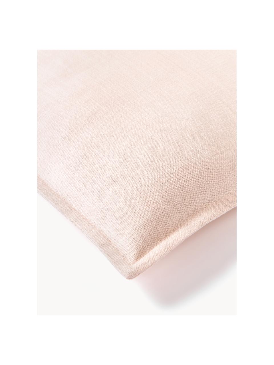 Bavlněný povlak na polštář Vicky, 100 % bavlna, Světle růžová, Š 50 cm, D 50 cm