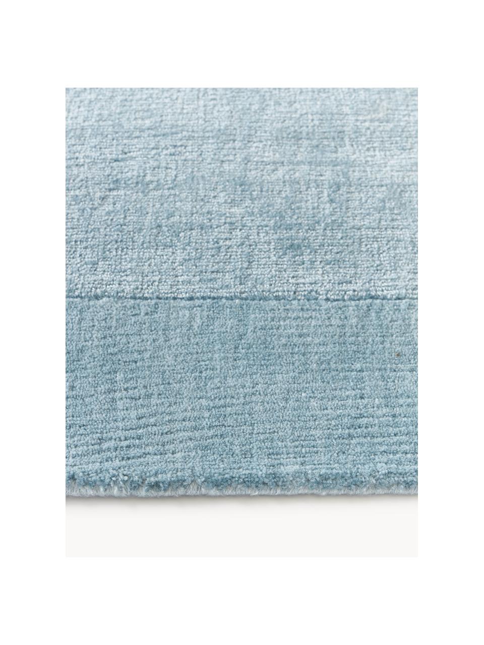 Kurzflor-Läufer Kari, 100 % Polyester, GRS-zertifiziert, Blautöne, B 80 x L 250 cm