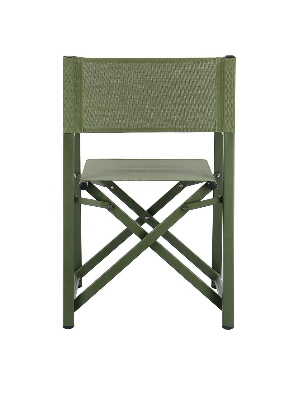 Chaise de jardin pliante Taylor, Vert, larg. 55 x prof. 45 cm