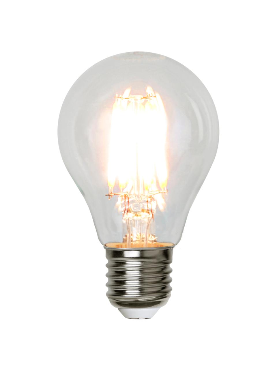 Lampadina E27, 400lm, dimmerabile, bianco caldo 3 pz, Lampadina: vetro, Trasparente, Ø 6 x Alt. 11 cm