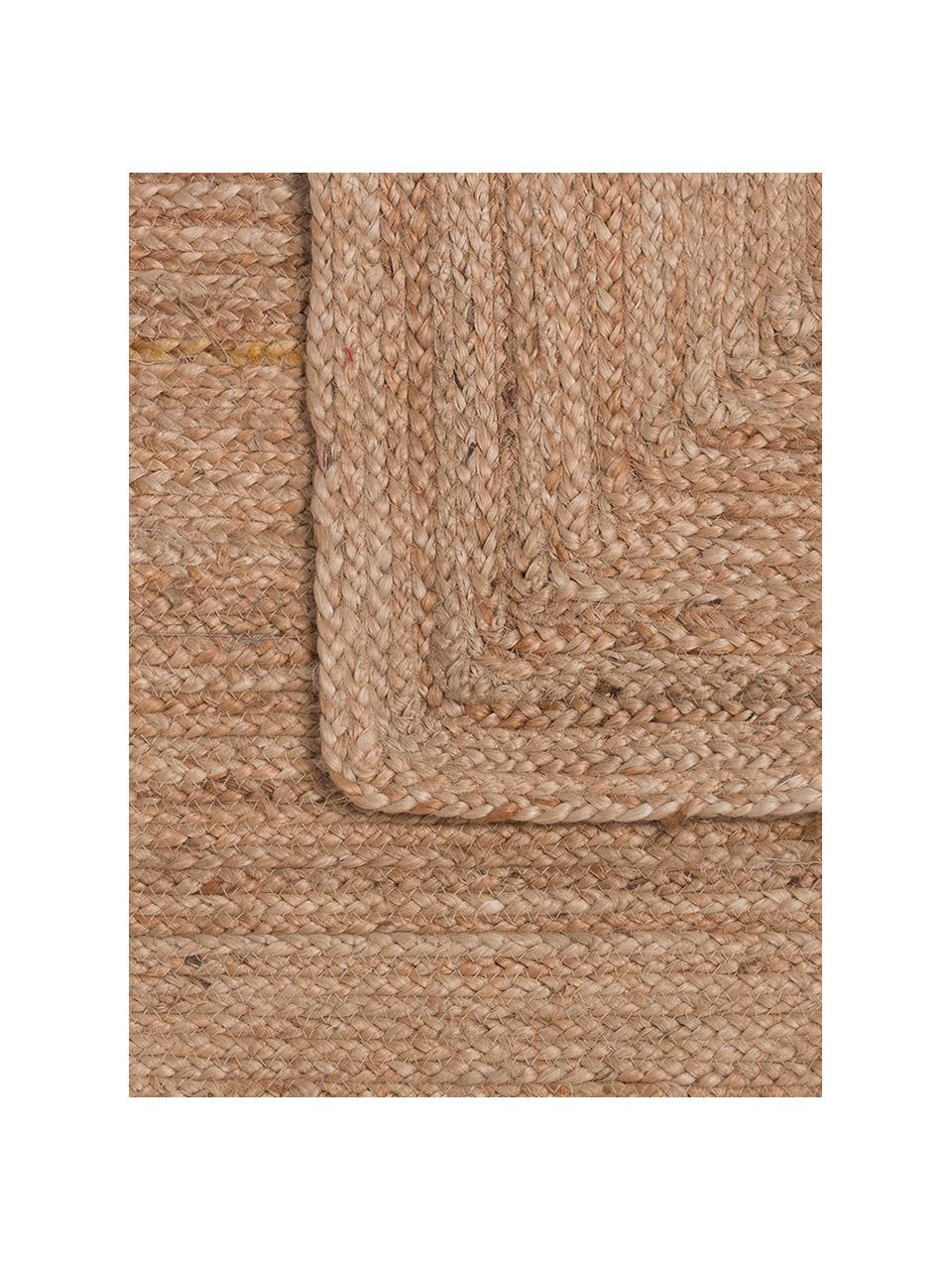 Alfombra pequeña de yute Ural, 100% yute, Beige, An 90 x L 150 cm (Tamaño XS)