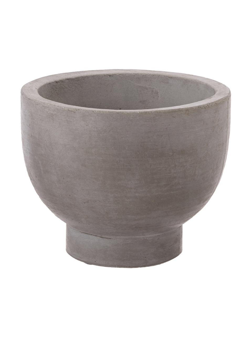 Grote plantenpot Rom van cement, Cement, Grijs, Ø 23 x H 18 cm