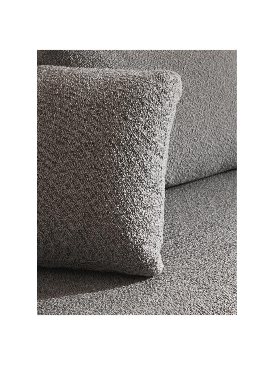 Bouclé-Sofa-Kissen Tribeca, Hülle: Bouclé (93 % Polyester, 6, Bouclé Grau, B 50 x L 50 cm