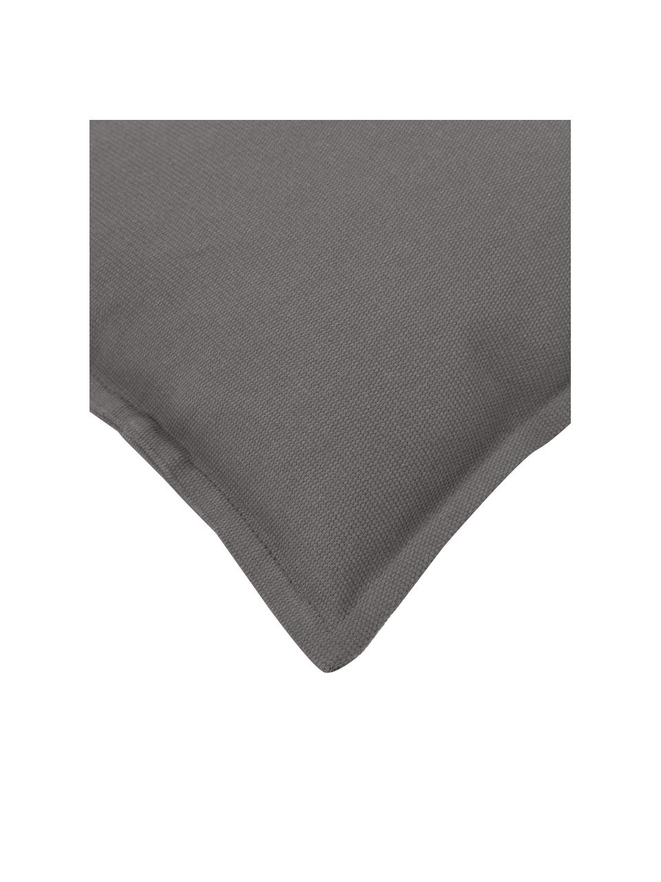 Bavlněný povlak na polštář Mads, 100 % bavlna, Tmavě šedá, Š 30 cm, D 50 cm