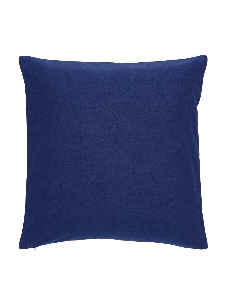 Poszewka na poduszkę z haftem Lore, 100% bawełna, Wielobarwny, S 45 x D 45 cm