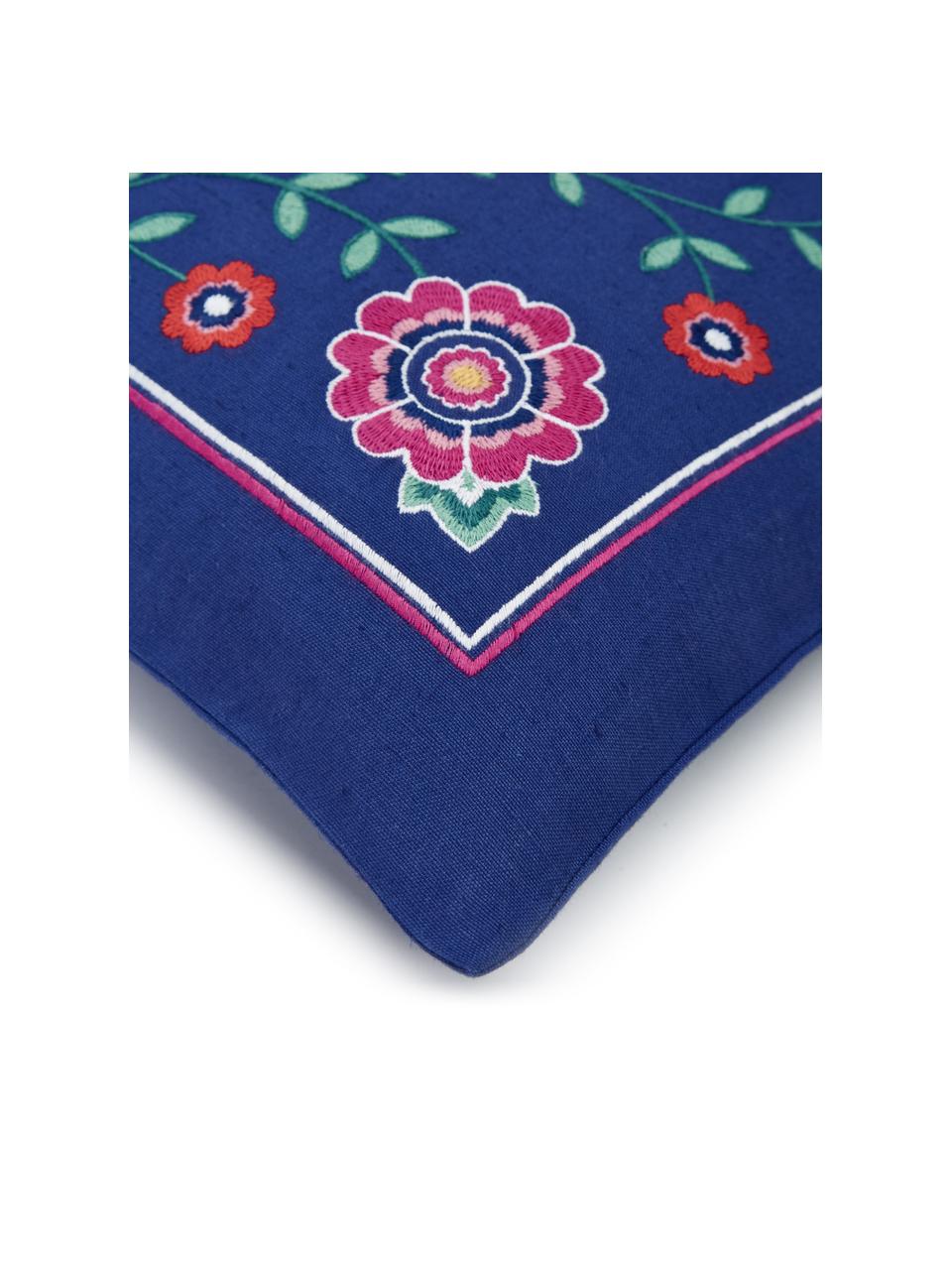 Bavlněný povlak na polštář s květinovým motivem Lore, 100 % bavlna, Více barev, Š 45 cm, D 45 cm
