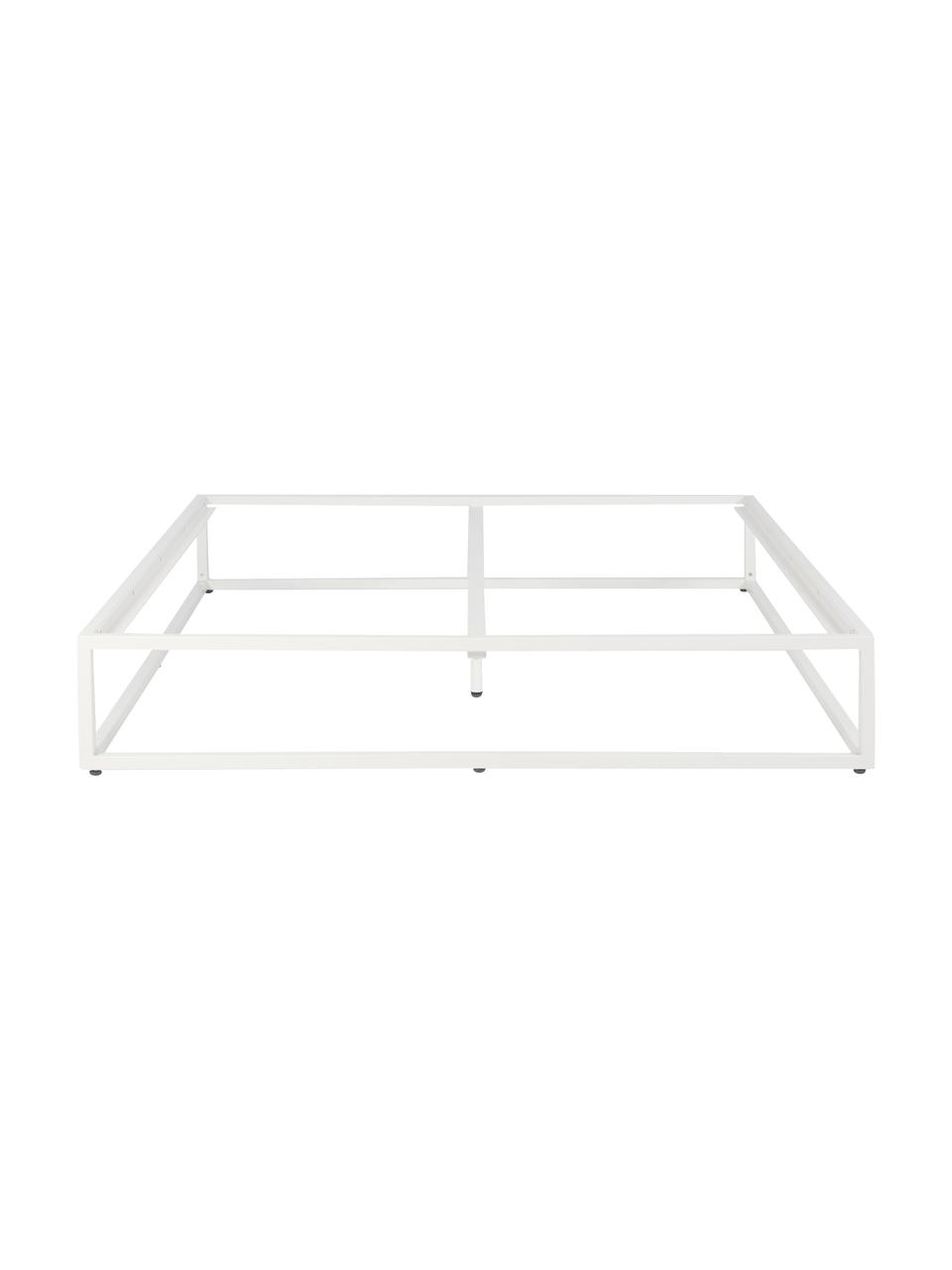 Cama de metal Neptun, Metal con pintura en polvo, Blanco, An 140 x L 200 cm