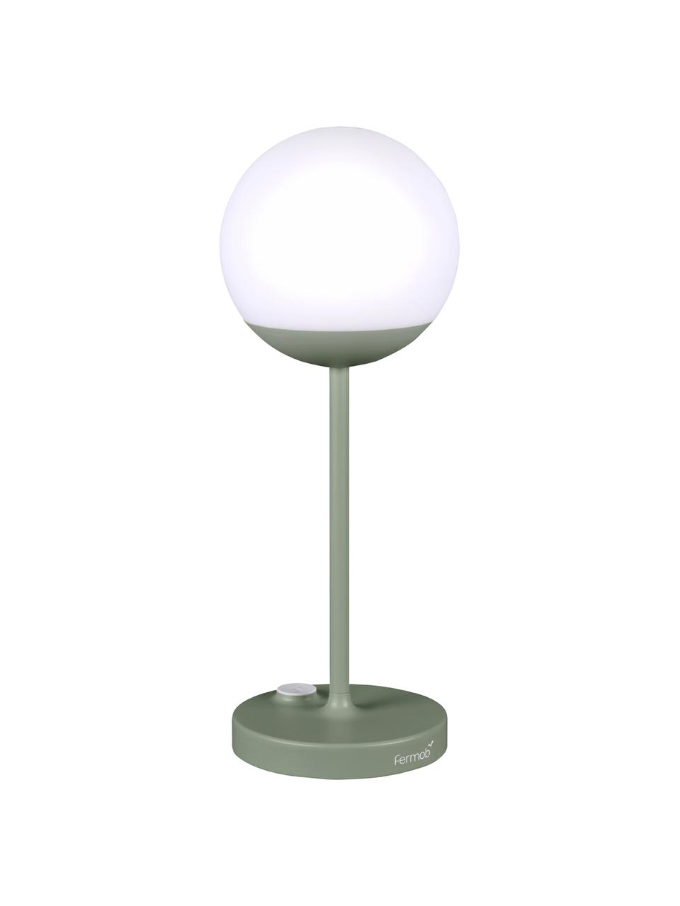 Lampada portatile da esterno a LED Mooon, Paralume: materiale sintetico, Verde, Ø 15 x Alt. 41 cm