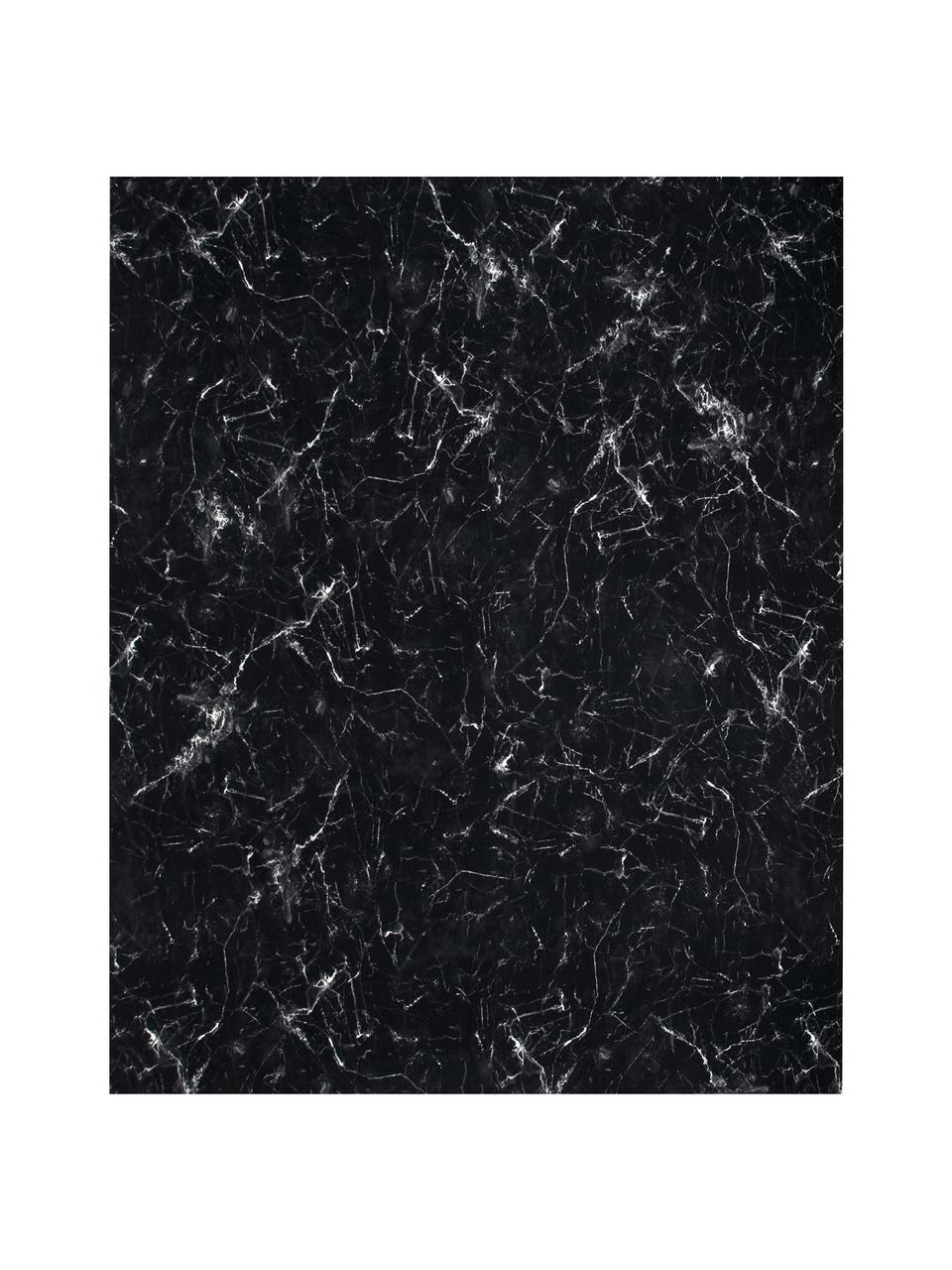 Drap plat en percale Malin, Noir, blanc, 240 x 300 cm