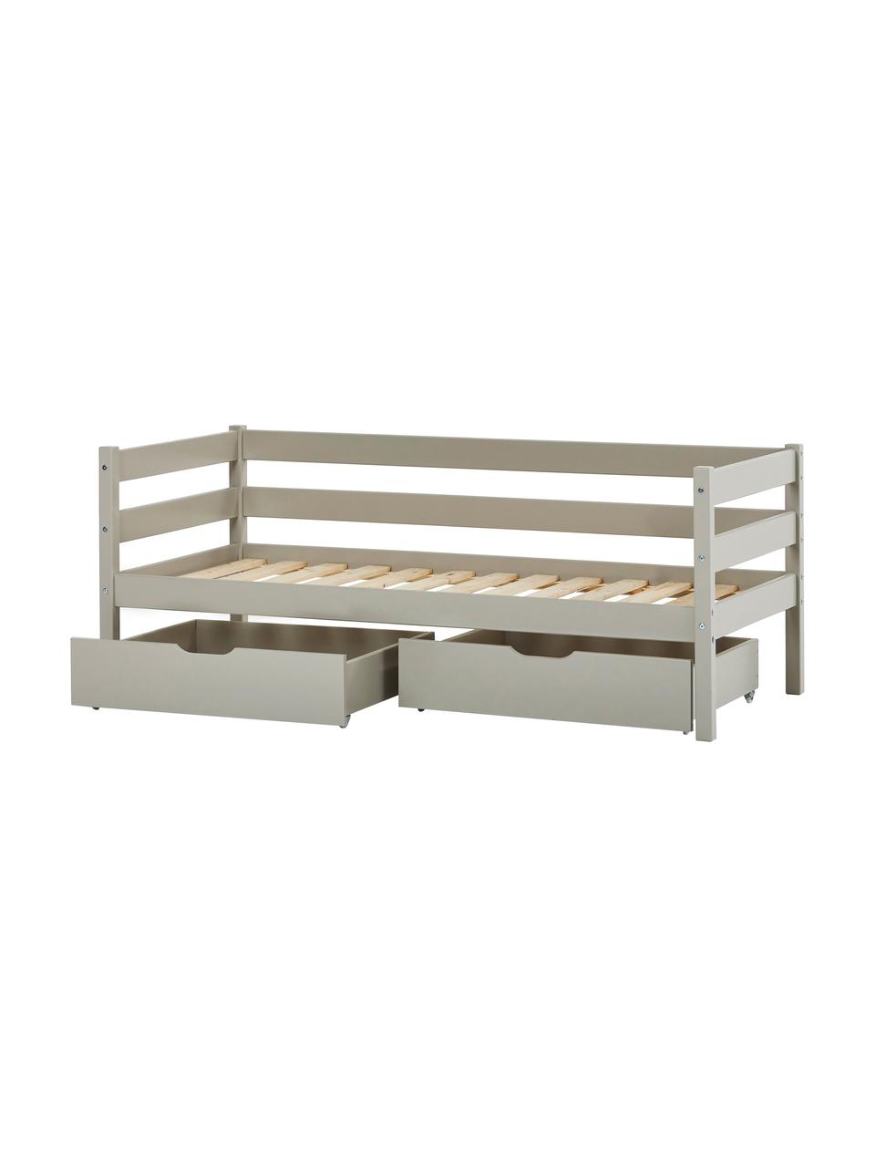 Szuflada Eco Comfort, 2 szt., Płyta pilśniowa średniej gęstości (MDF) lakierowana, Szary, S 76 x G 60 cm