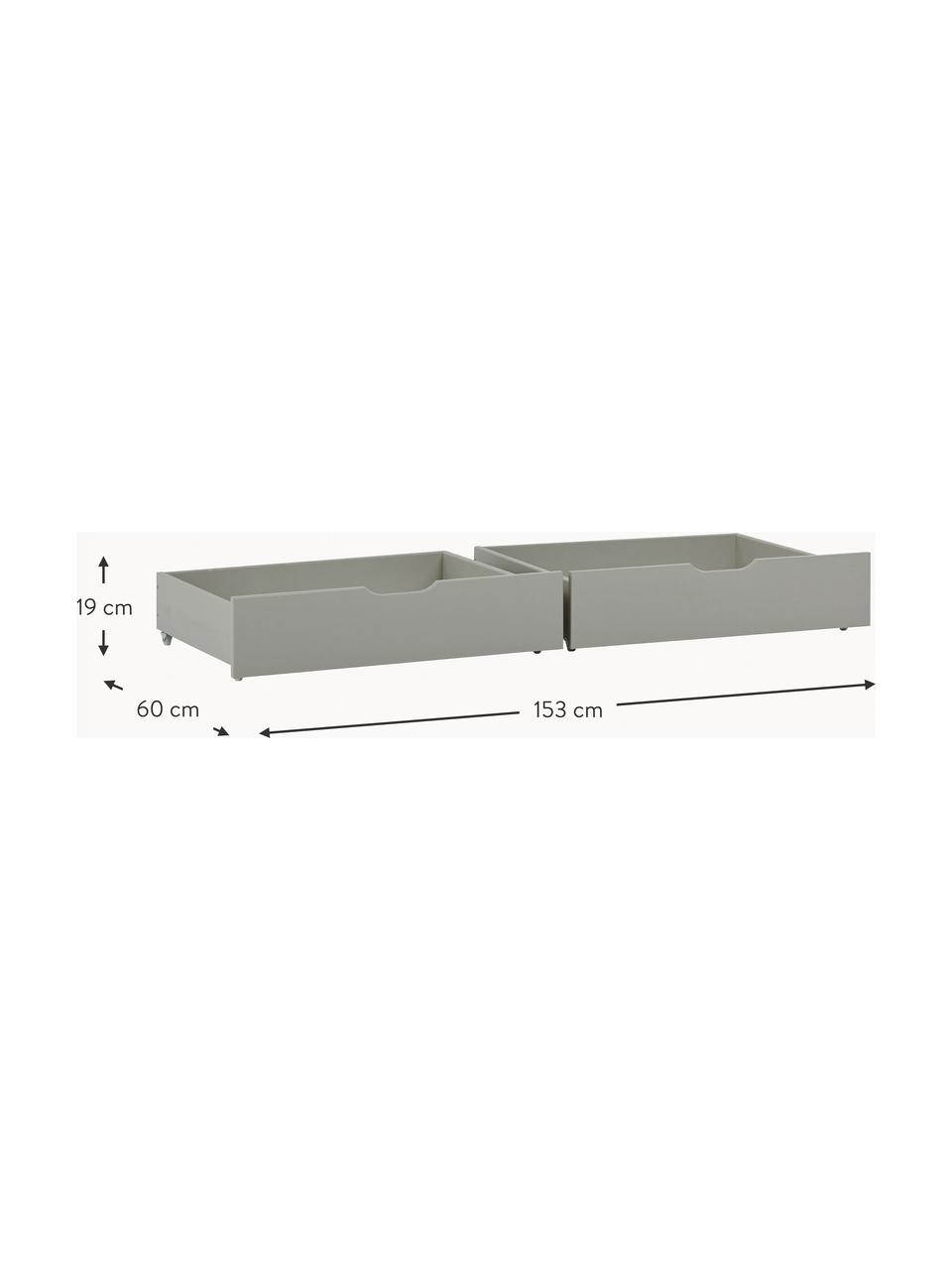 Bedlades Eco Comfort, 2 stuks, Vezelplaat met gemiddelde dichtheid (MDF), gelakt

Dit product is gemaakt van duurzaam geproduceerd, FSC®-gecertificeerd hout., Hout, greige gelakt, B 153 x D 60 cm