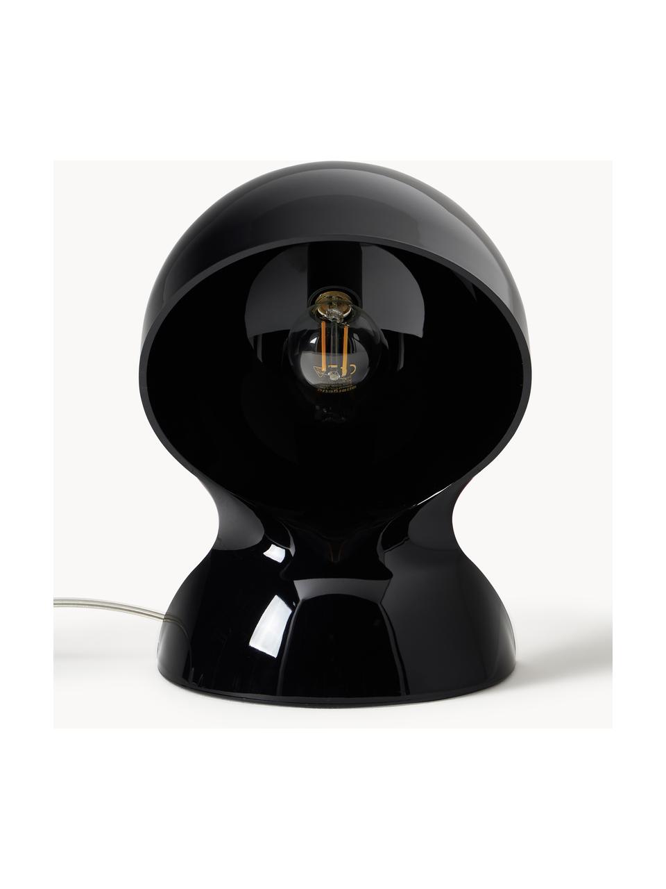 Stolní lampa Dalù, Polykarbonát, Černá, Ø 18 cm, V 26 cm