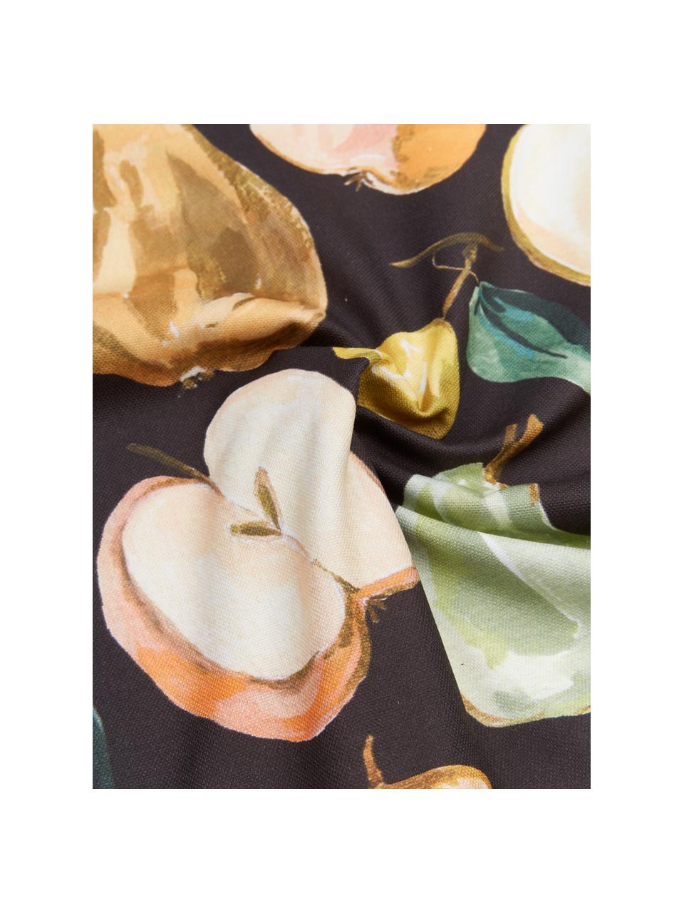 Funda de cojín Fruits, diseño Candice Gray, 100% algodón, certificado GOTS, Multicolor, An 45 x L 45 cm