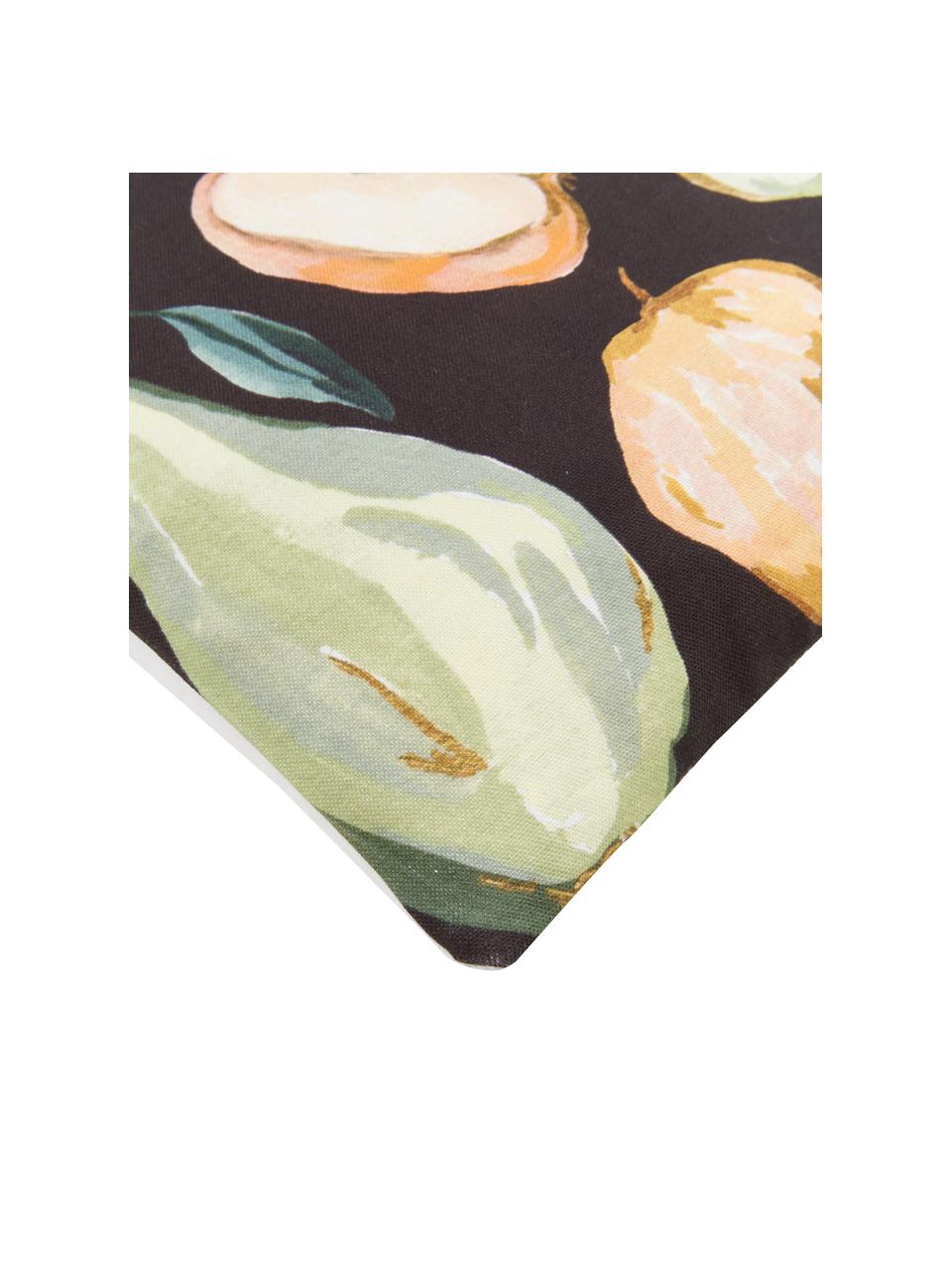 Housse de coussin 45x45 design Candice Gray, 100 % coton, certifié GOTS, Multicolore, larg. 45 x long. 45 cm