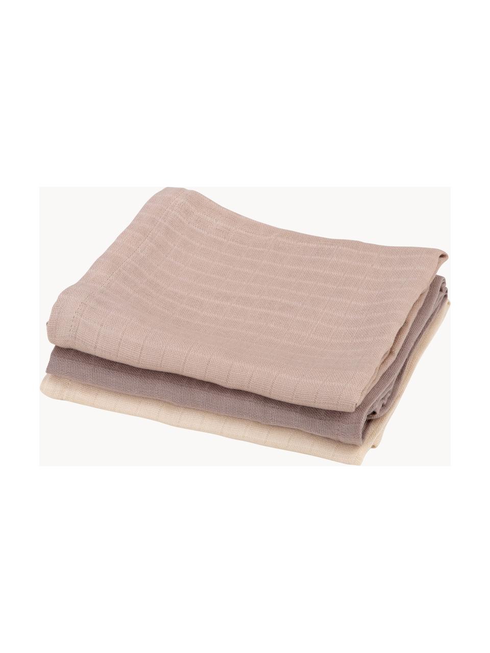 Komplet ręczników Molton Moonlight, 3 elem., 100% bawełna, Odcienie beżowego, S 75 x D 75 cm (Rozmiar M)