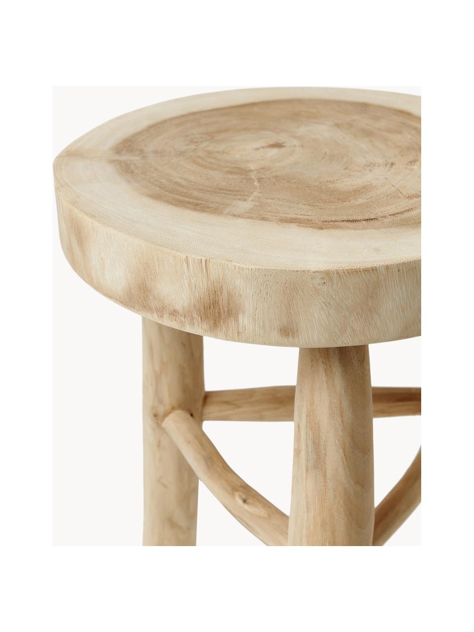 Kulatá stolička z dřeva mungur Beachside, Recyklované mungurové dřevo, přírodní

Tento produkt je vyroben z udržitelných zdrojů dřeva s certifikací FSC®., Dřevo mungur, Ø 35 cm, V 50 cm
