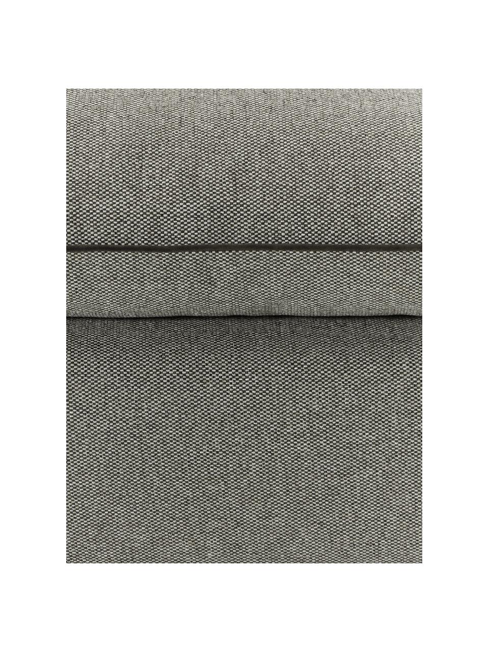 Hocker Felix, Bezug: 100 % Polyester Der strap, Gestell: Massives Kiefern- und Fic, Füße: Kunststoff Dieses Produkt, Webstoff Dunkelgrau, B 100 x T 110 cm