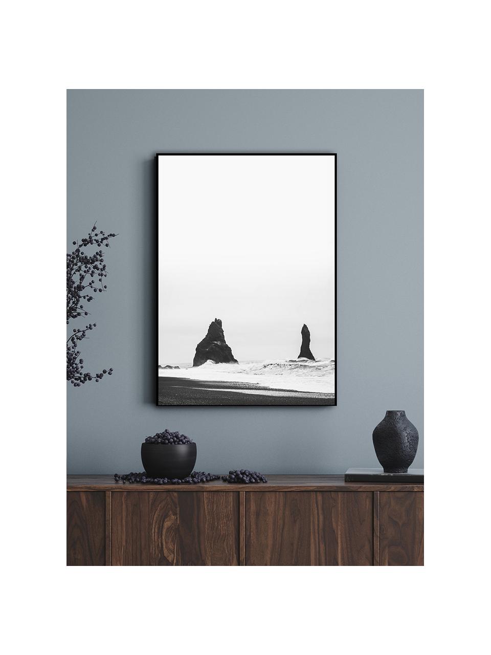 Digitálna tlač s rámom Mystic scenery, Čierna, biela, Š 30 x V 40 cm