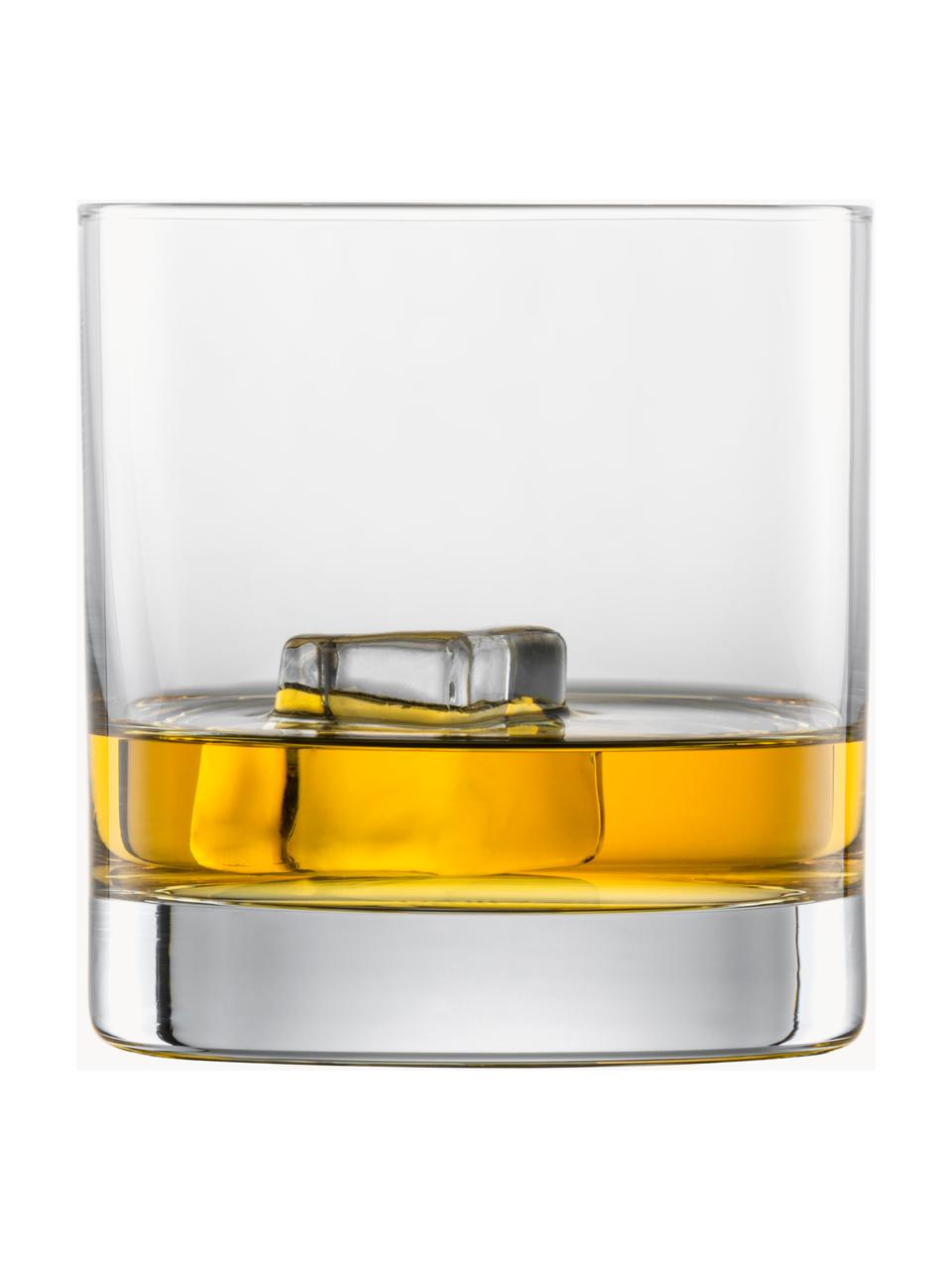 Kristall-Whiskygläser Tavoro, 4 Stück, Tritan-Kristallglas

Bring den Glanz von Kristallglas auf Deinen Esstisch! Das Glas ist außergewöhnlich transparent und schwer, dadurch fühlt es sich wertig an und sieht gleichzeitig auch noch gut aus. Zudem machen die filigranen Schliffe jedes Stück zu einem besonderen It-Piece, das sowohl praktisch als auch schön ist., Transparent, Ø 9 x H 10 cm, 420 ml