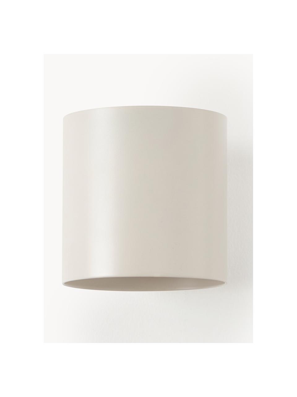 Malé nástěnné svítidlo Roda, Světle béžová, Š 10 cm, V 10 cm