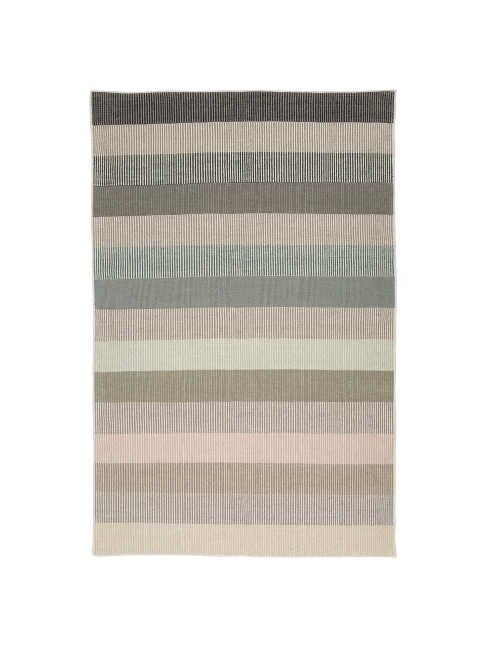 Tapis pure laine multicolore Devise, Multicolore