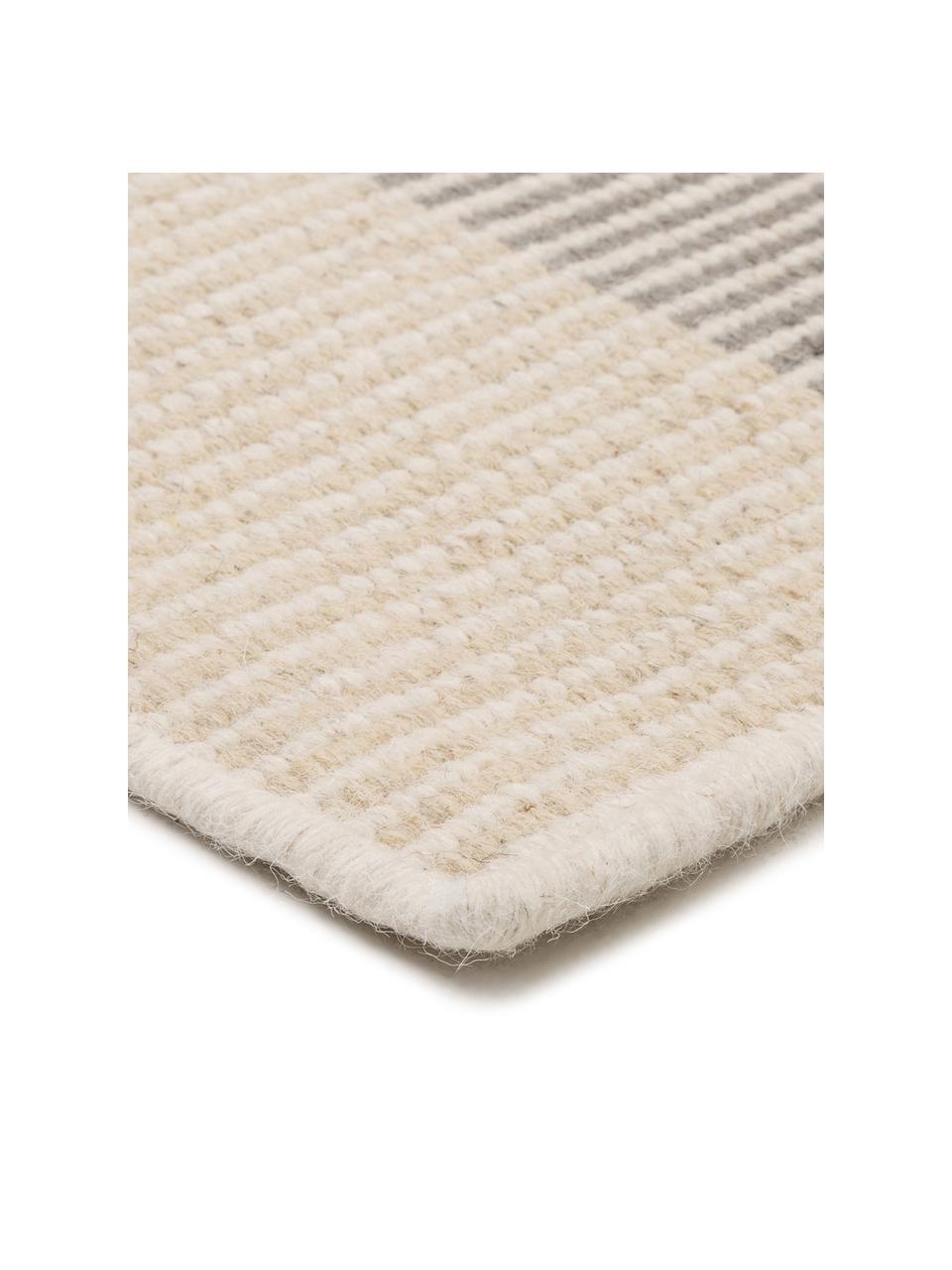 Tappeto kilim a righe in lana tessuto a mano Devise, 100% lana
Nel caso dei tappeti di lana, le fibre possono staccarsi nelle prime settimane di utilizzo, questo e la formazione di lanugine si riducono con l'uso quotidiano, Multicolore, Larg. 200 x Lung. 300 cm  (taglia L)