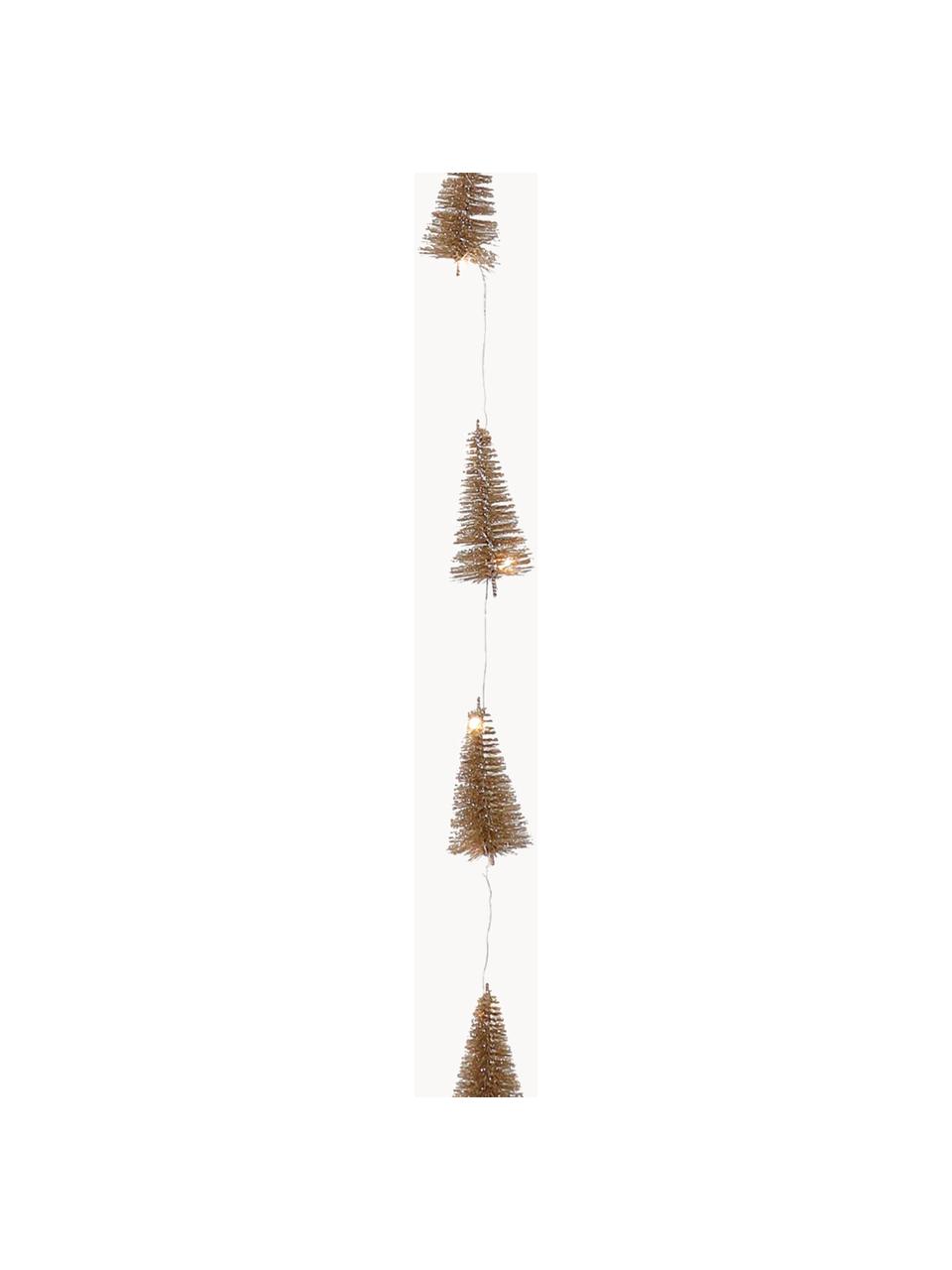 Guirlande de Noël LED Illumination, 253 cm, Câble métallique, plastique, paillettes, Doré, long. 253 cm