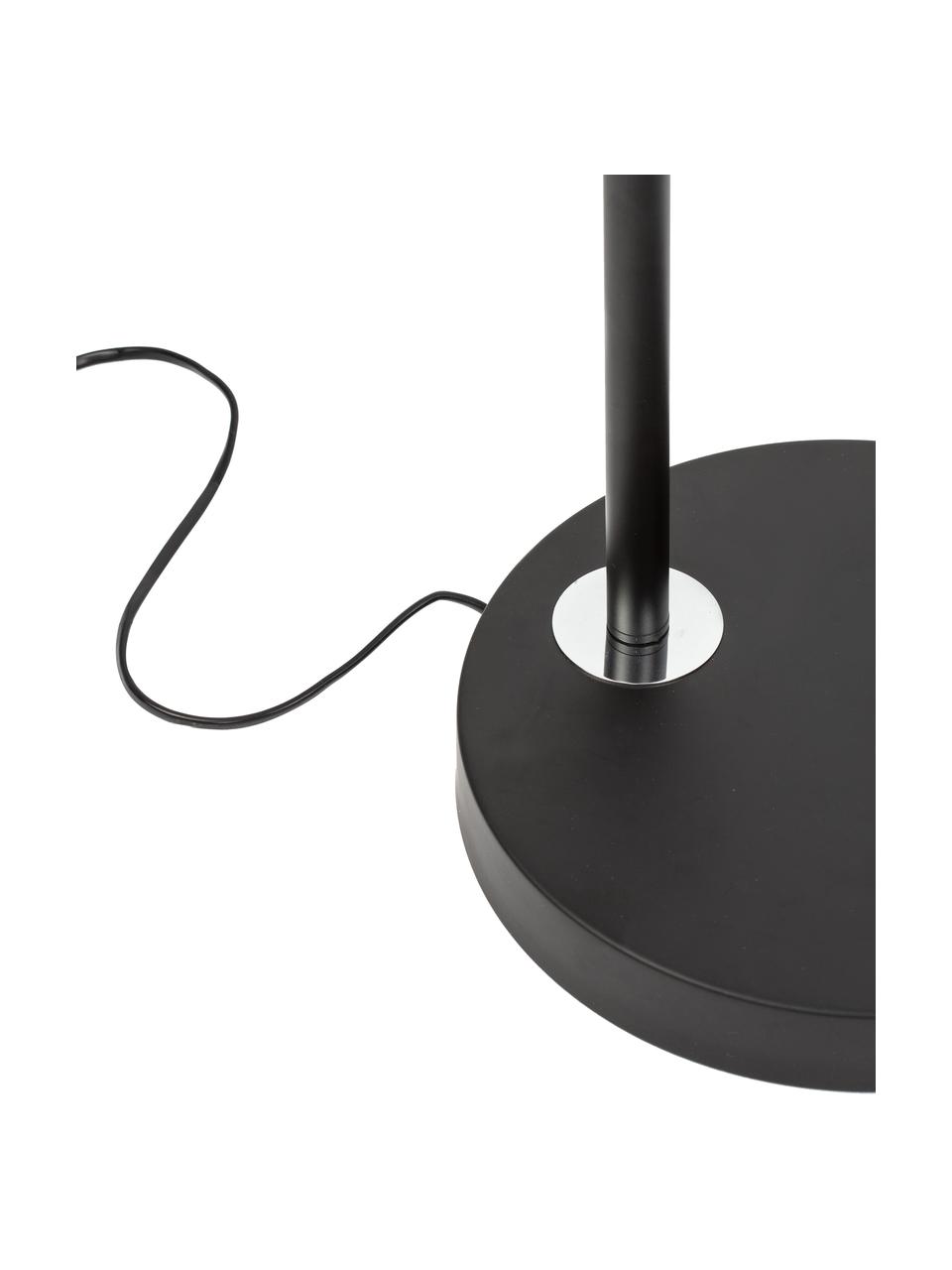 Oblúková lampa Sama, Čierna, V 180 cm