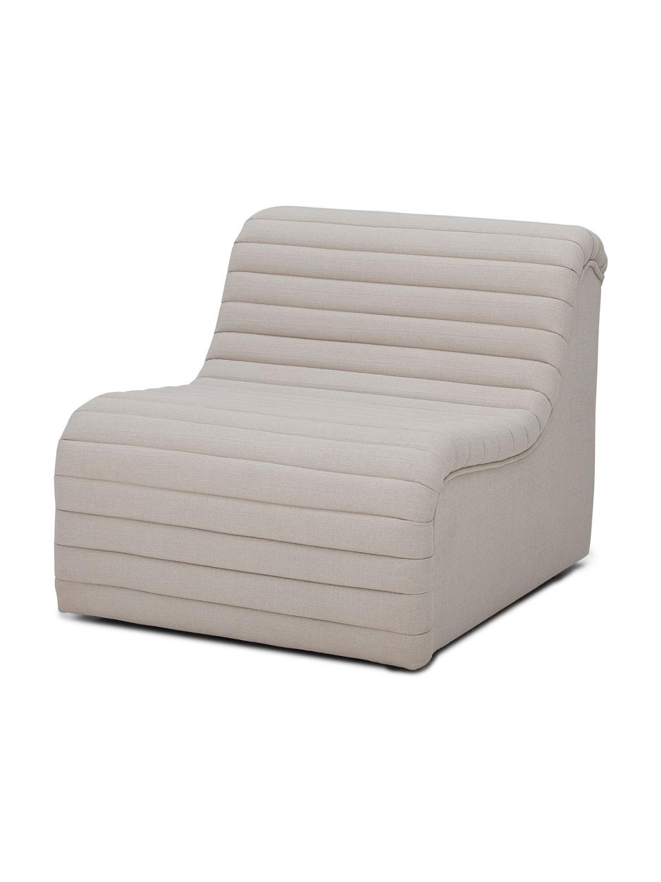 Fauteuil lounge beige Allure, Tissu beige, larg. 91 x prof. 76 cm