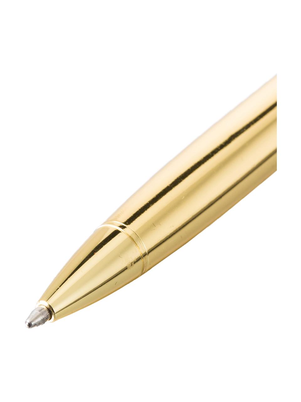 Długopis Why not, Metal, Odcienie złotego, D 15 cm