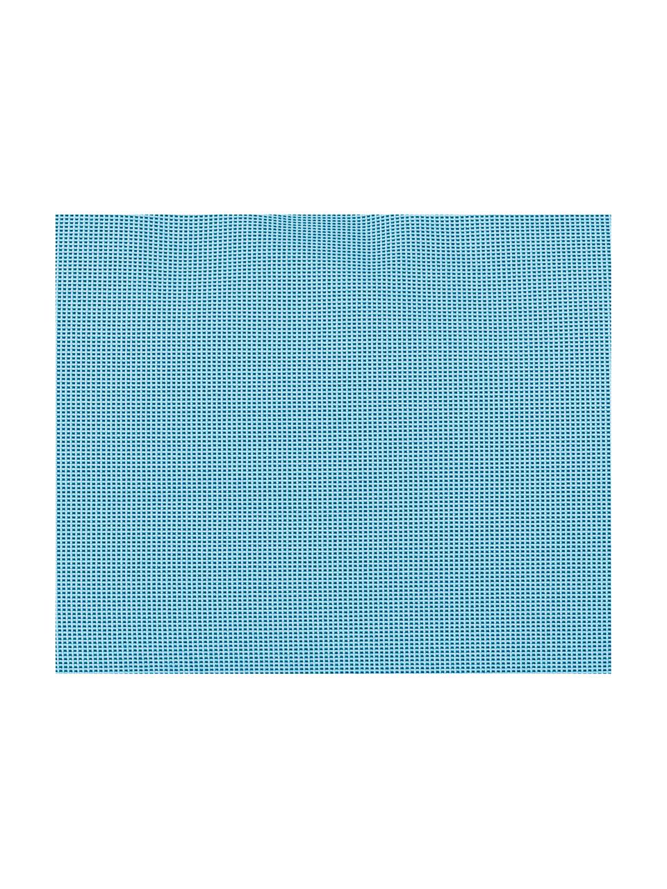 Tweekleurig geweven outdoor kussen St. Maxime, met vulling, Turquoise, zwart, B 30 x L 50 cm