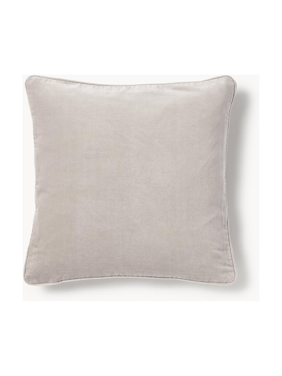 Housse de coussin en velours Dana, 100 % coton

Le matériau est certifié STANDARD 100 OEKO-TEX®, 21.HCN.84376, Hohenstein, Gris, larg. 50 x long. 50 cm