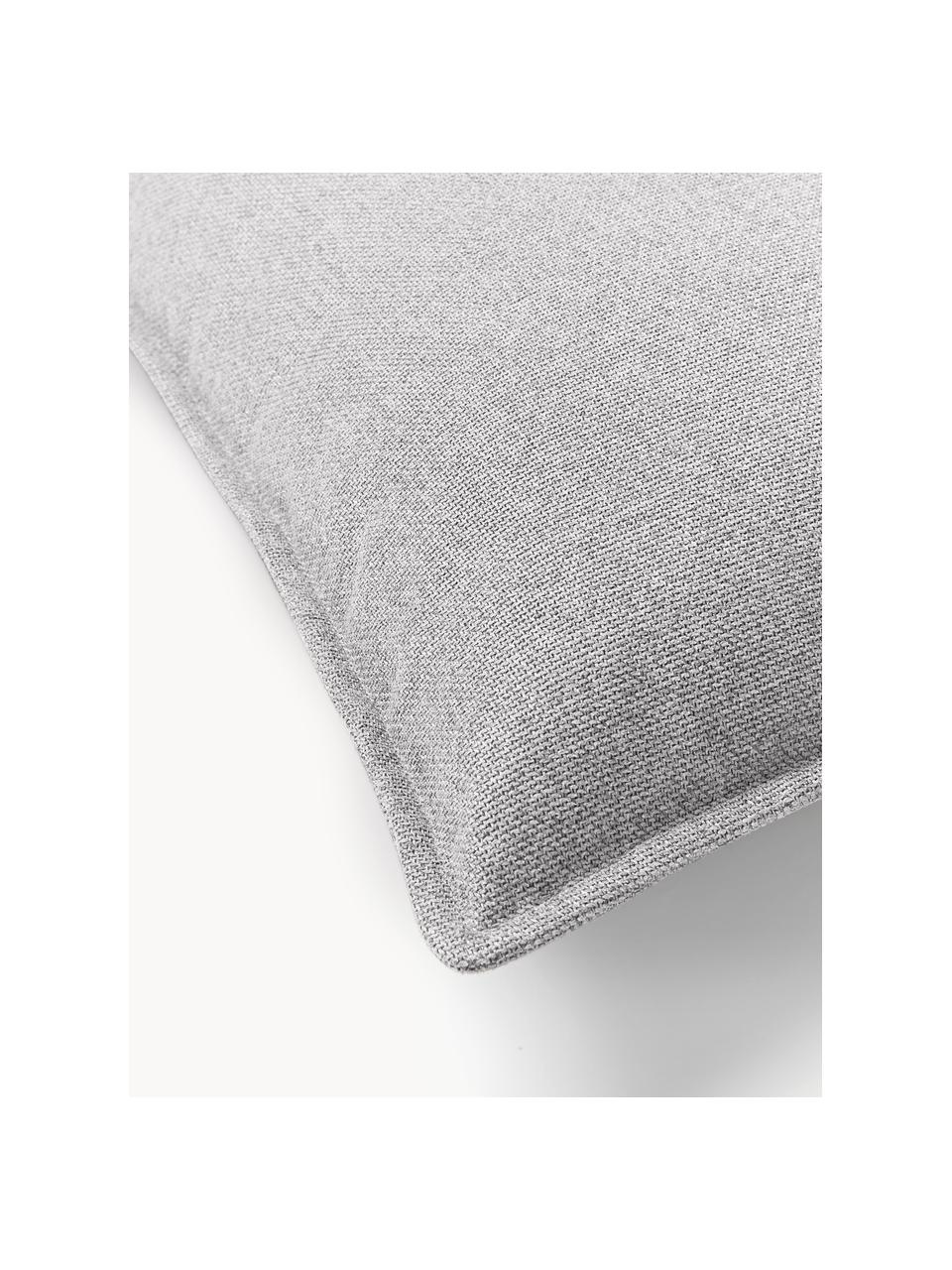 Coussin canapé Lennon, Tissu gris, larg. 50 x long. 80 cm