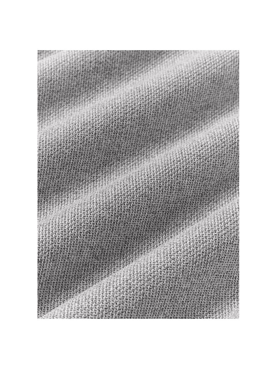 Cuscino decorativo Lennon, Rivestimento: 100% poliestere, Tessuto grigio, Larg. 50 x Lung. 80 cm
