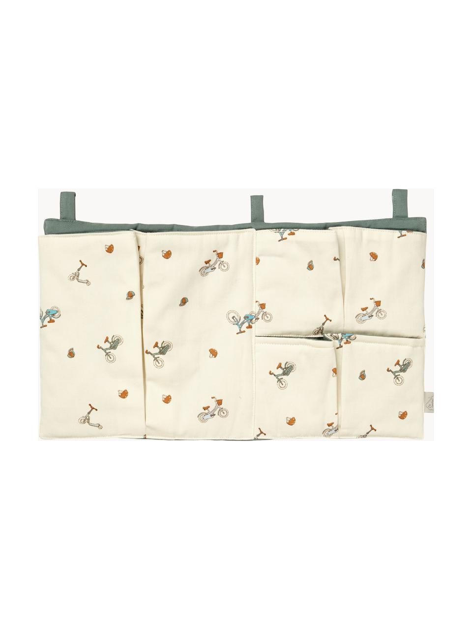 Organizer z bawełny organicznej Capri, Z motywem rowerów, S 42 x D 24 cm